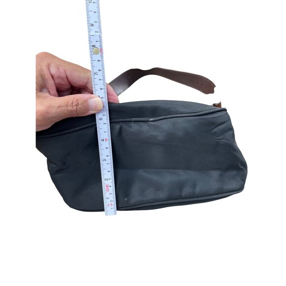 Dooney Bourke womans Black Brown Canvas Leather Handbag SKU 8761 - Picture 9 of 16